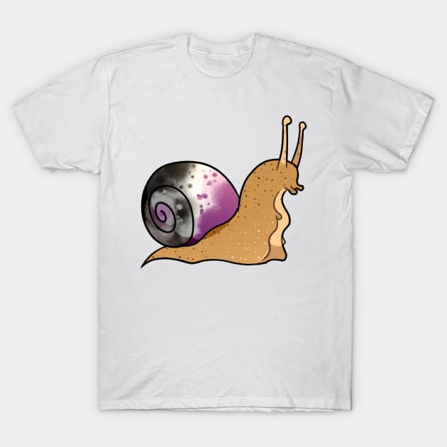 LGBT acexual snail T-Shirt by gaypompeii